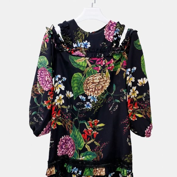 Nicholas Dahlia Floral Ruffle Dress - Picture 11 of 11